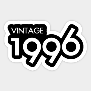 Vintage 1996 Gift 24th Birthday Party Sticker